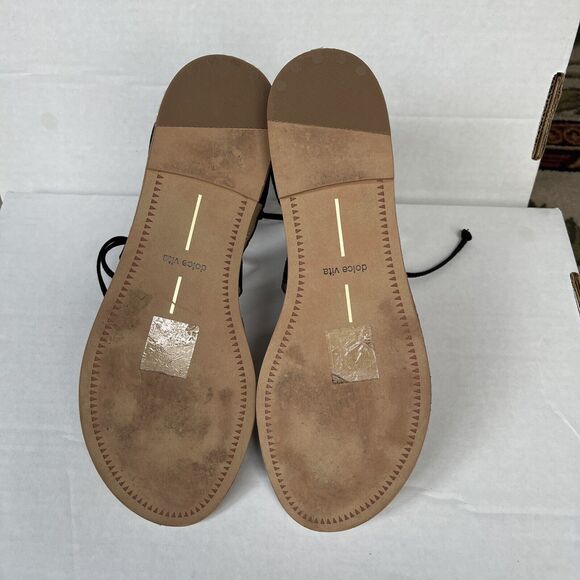 DV Dolce Vita Women’s Boho Gladiator Sandals Size 7 Black Suede WORN ONCE - Picture 11 of 12